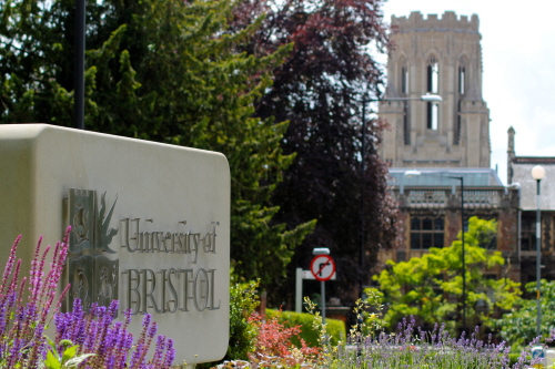 university of bristol campus sign