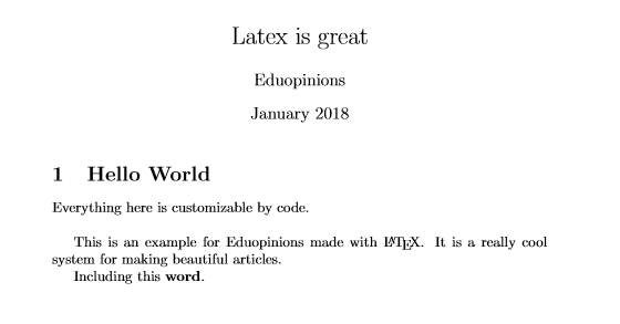 Do you want to write great articles Use Latex