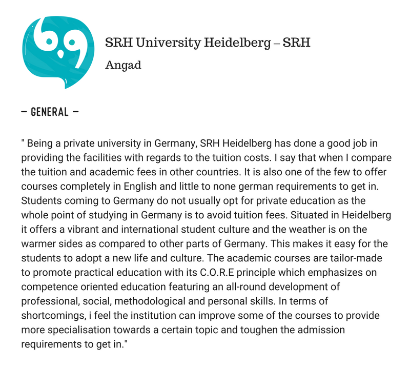 Everything you need to know about SRH Heidelberg University