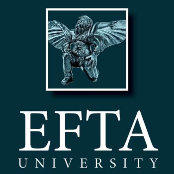 The University of Audiovisual Arts, European Film Academy, ESRA logo