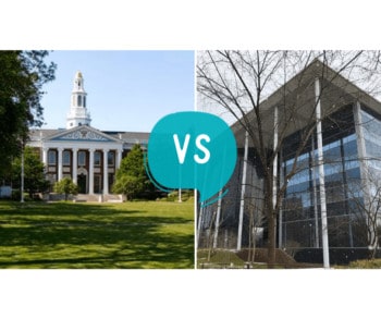 Harvard Business School vs Yale School of Management