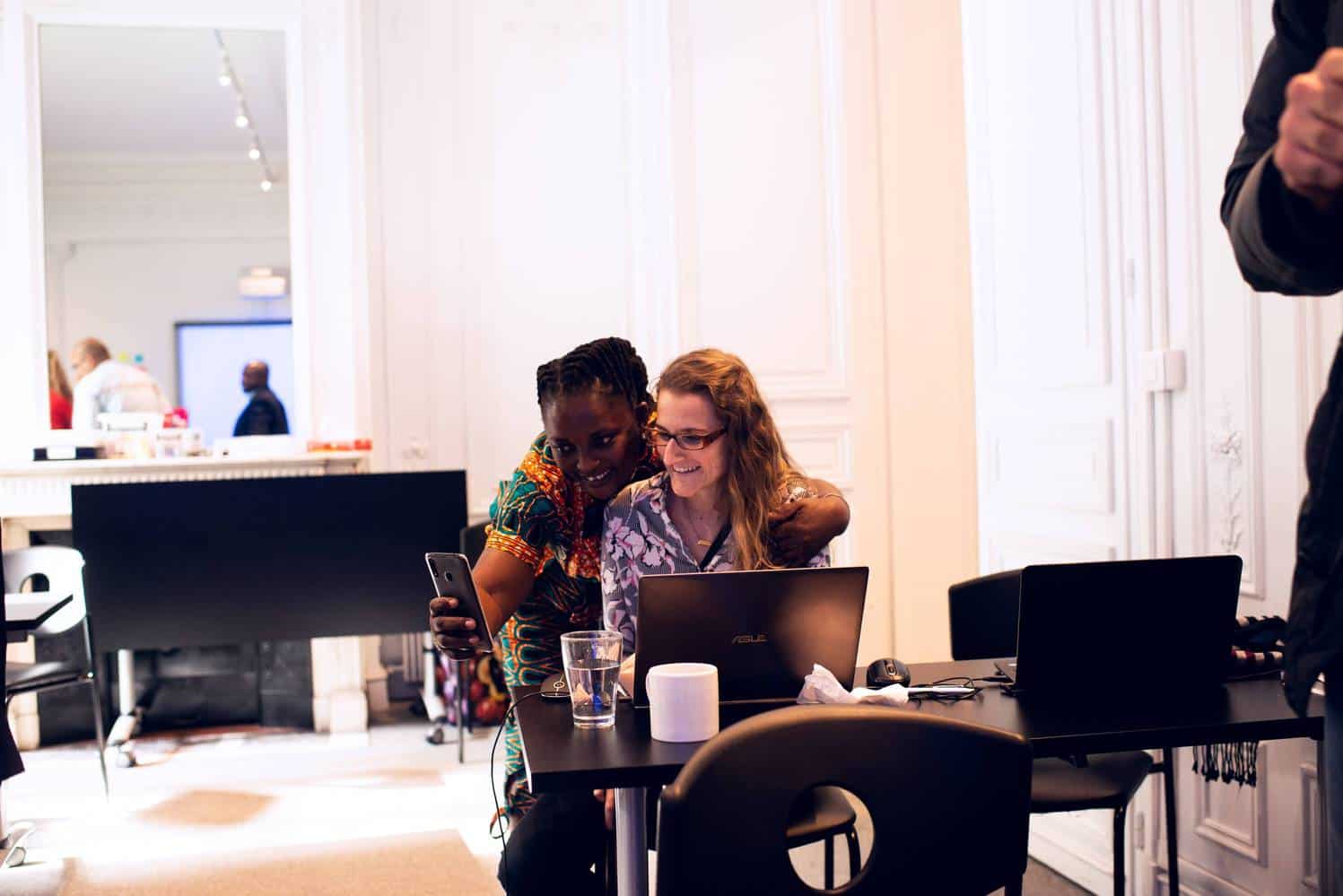 Students studying at ISM