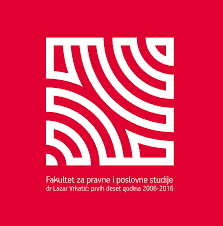 Dr Lazar Vrkatic Faculty of Law and Business Studies logo