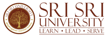 Sri Sri University logo