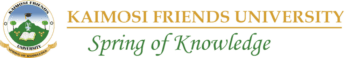 Kaimosi Friends University - KAFU  logo