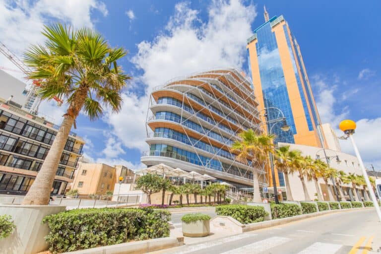 Malta,,St.,Julian’s,,July,26,2023:,Cityscape,With,Gorgeous,View