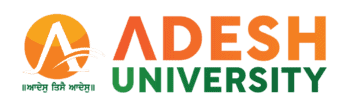 Adesh University - AU logo