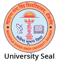 Maharaja Ganga Singh University logo